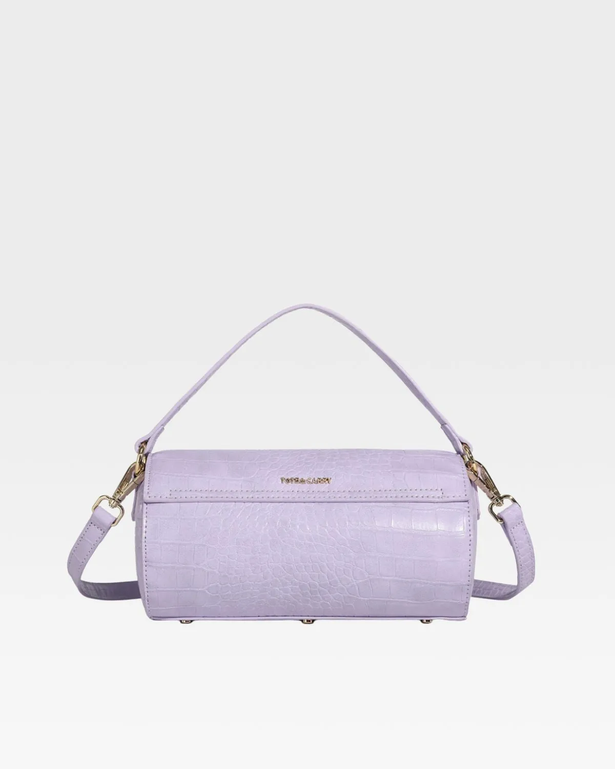 Barrel Purse in Lavender Purple