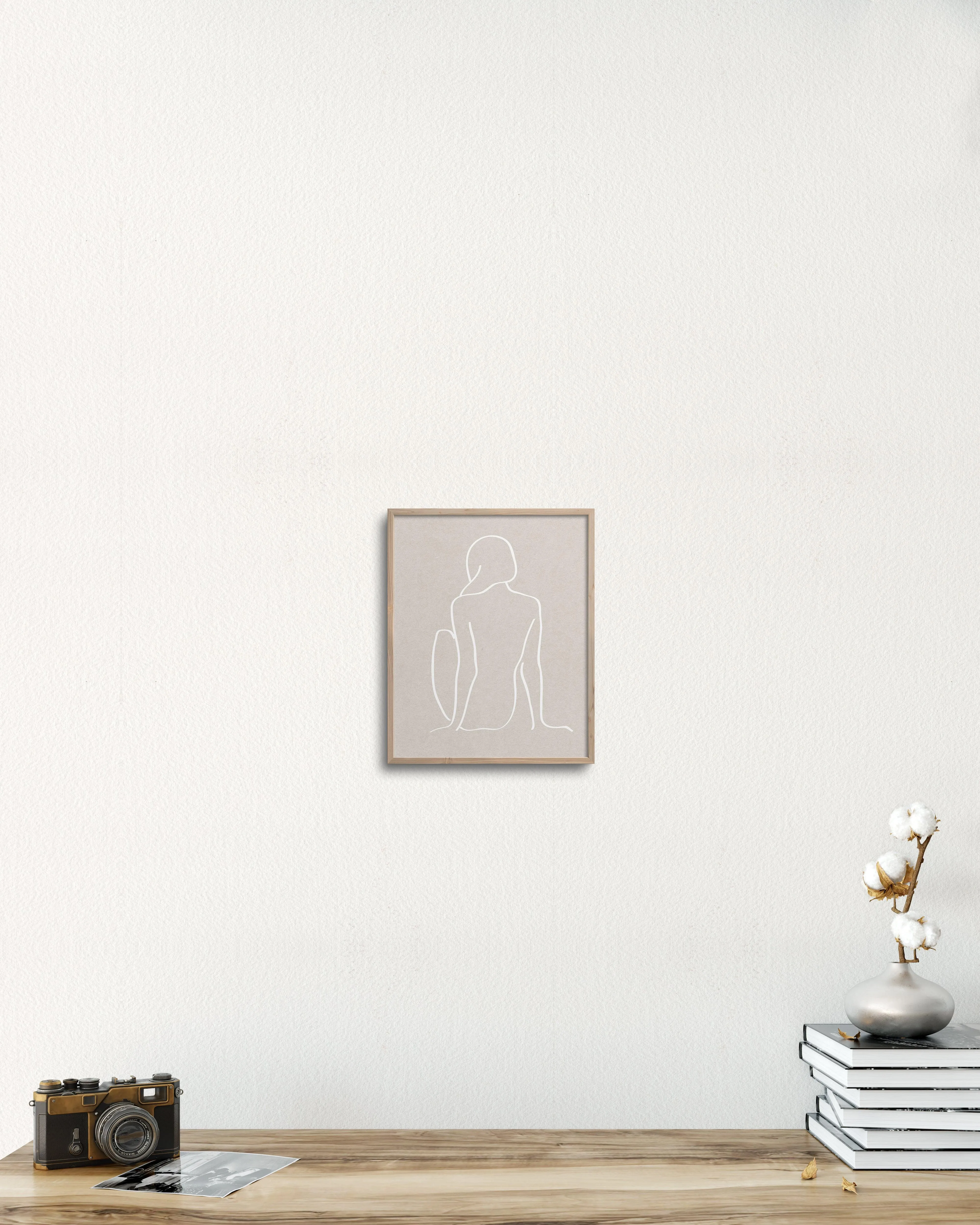 figure 1 art print in cement