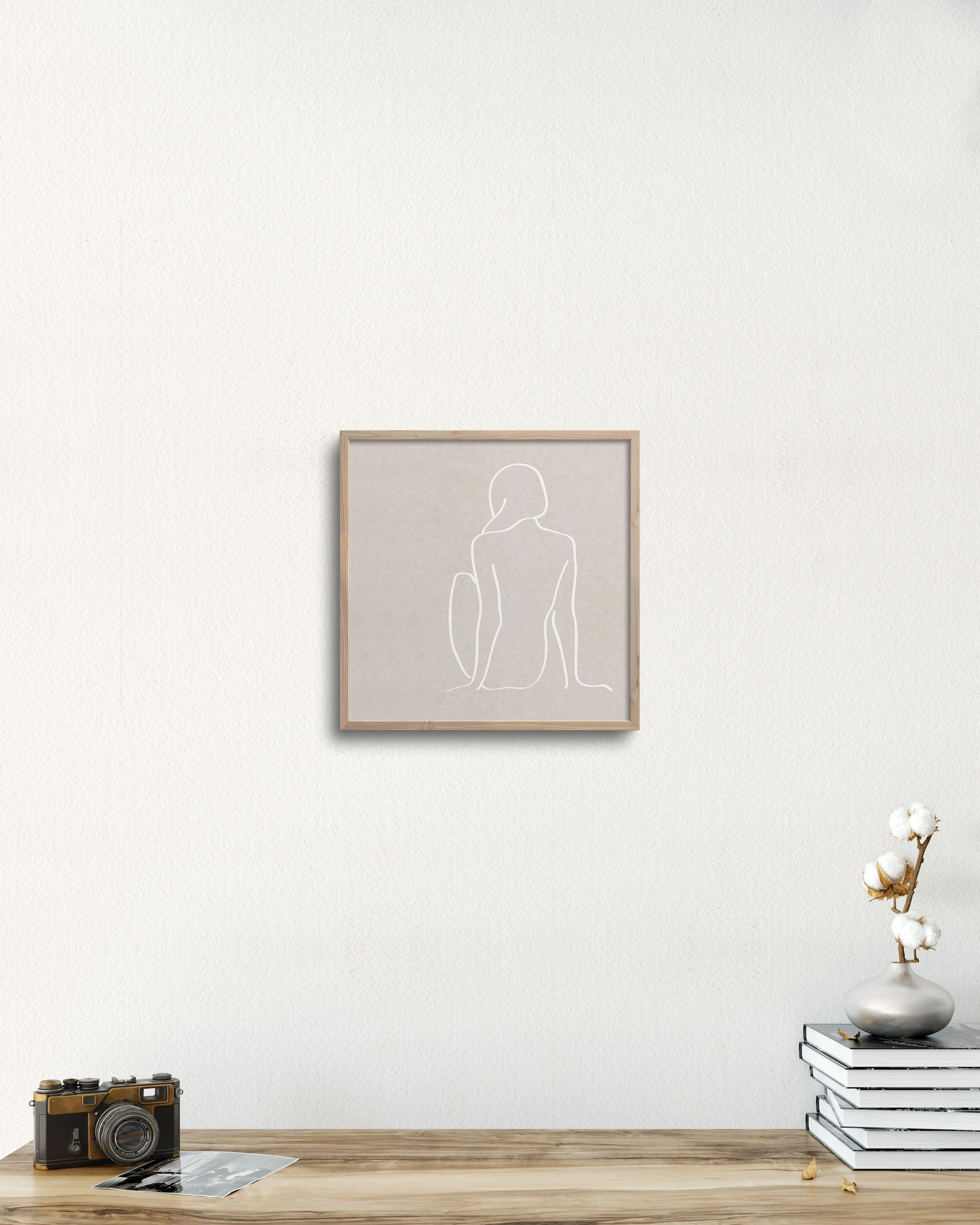 figure 1 art print in cement