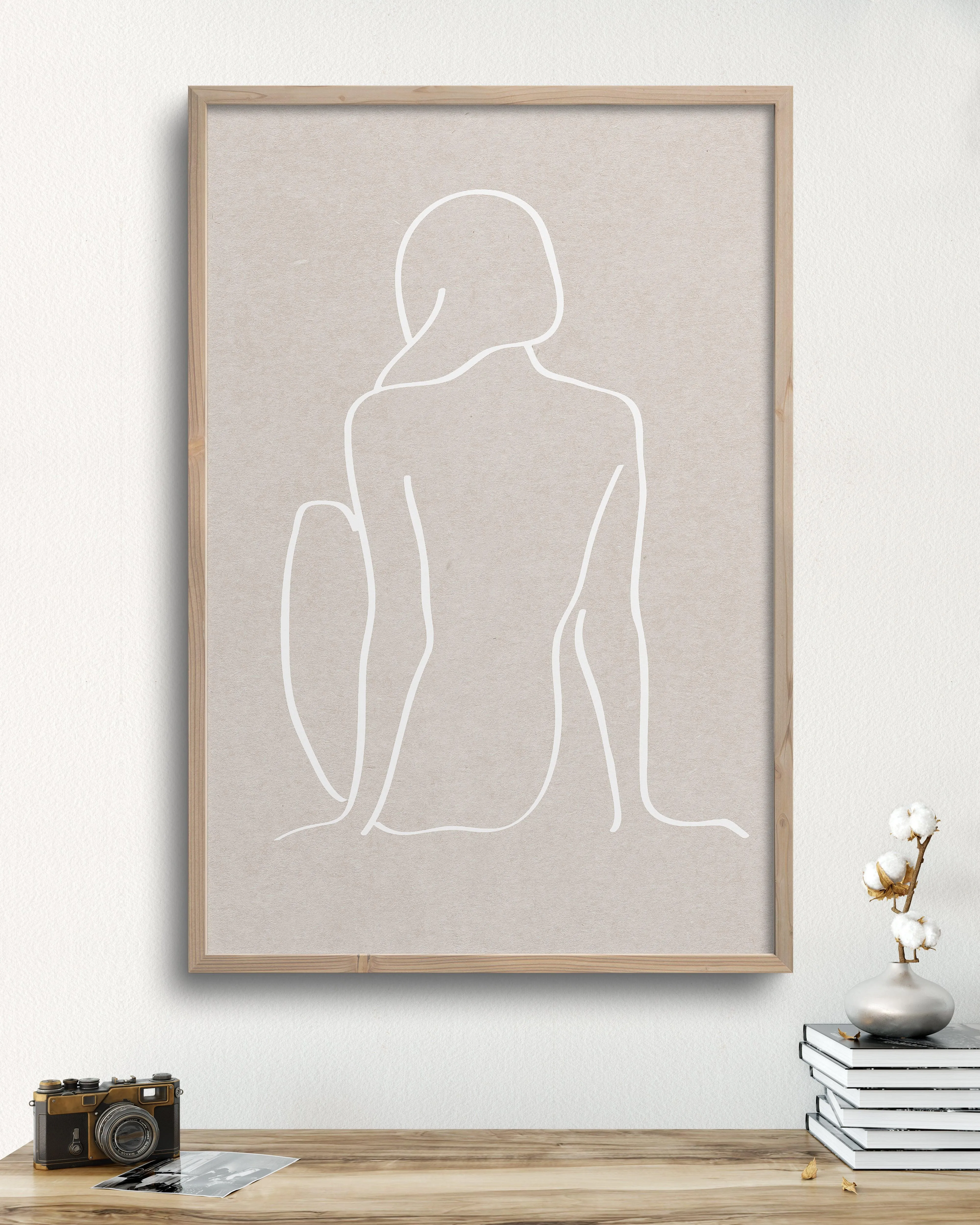 figure 1 art print in cement