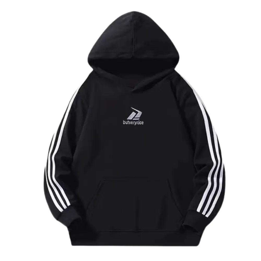 Women's Classic Versatile Striped Hoodie
